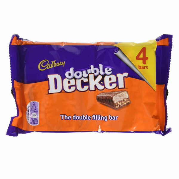 מארז 4 יחידות דאבל דקר Cadbury Double Decker