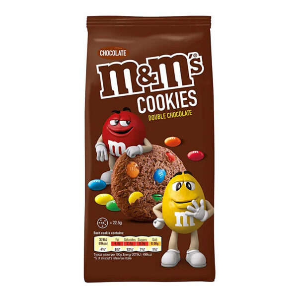 עוגיות דאבל שוקולד ממכרות m&m