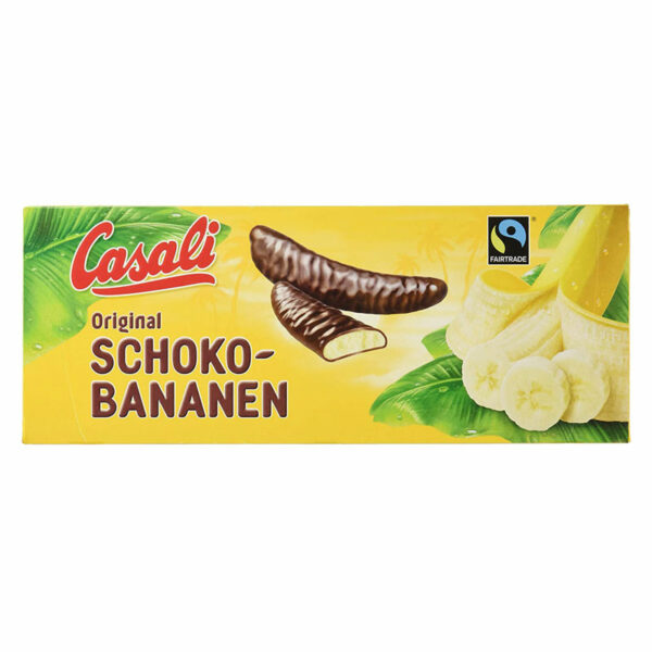 בננות מצופות שוקולד חלב Schoko Bananen