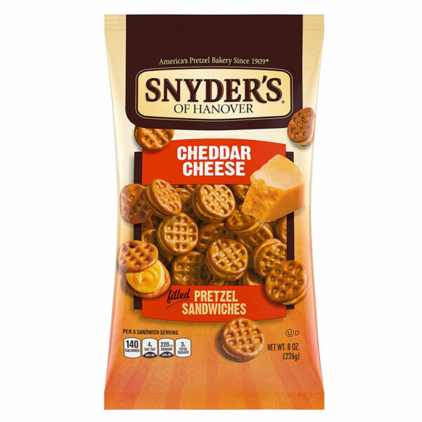 סנדוויץ’ בייגלה עם קרם גבינת צ’דר מעולה Snyder's