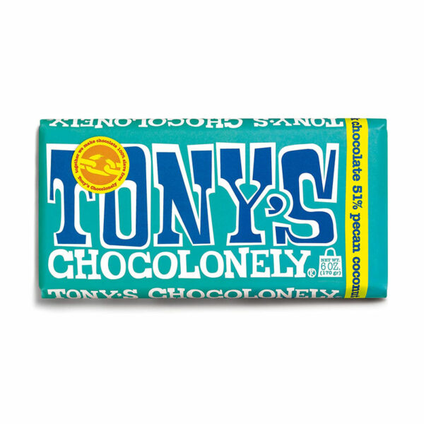 שוקולד טוניס בטעם קוקוס ופקאן Tony's