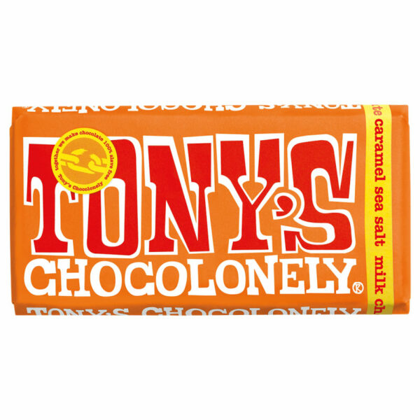 שוקולד טוניס בטעם קרמל מלוח Tony's