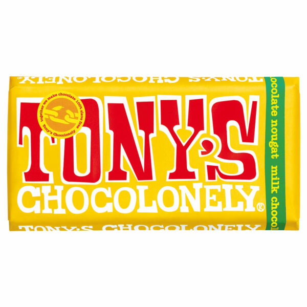 שוקולד חלב טוניס בטעם נוגט Tony's