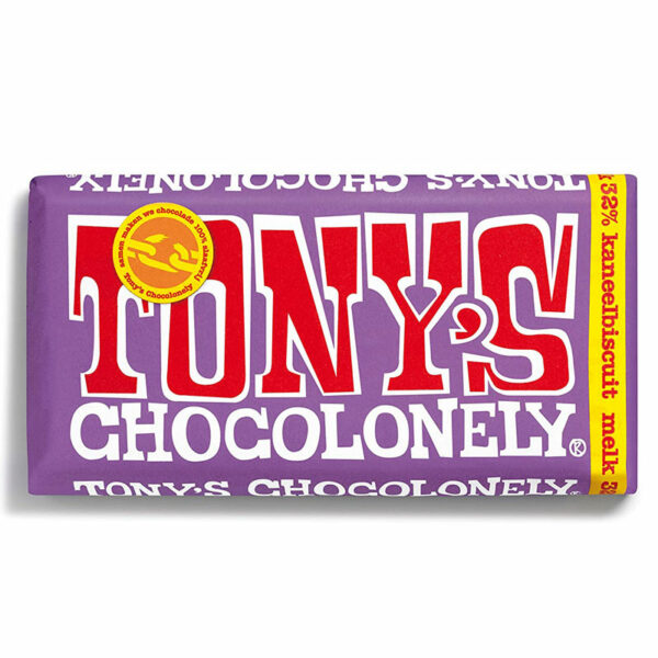 שוקולד טוניס בטעם ביסקוויט וקינמון Tony's