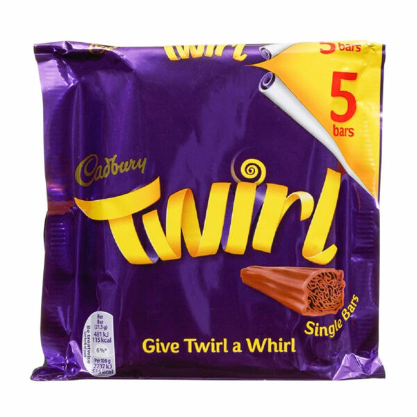 מארז 5 יחידות Twirl מקופלת Cadbury