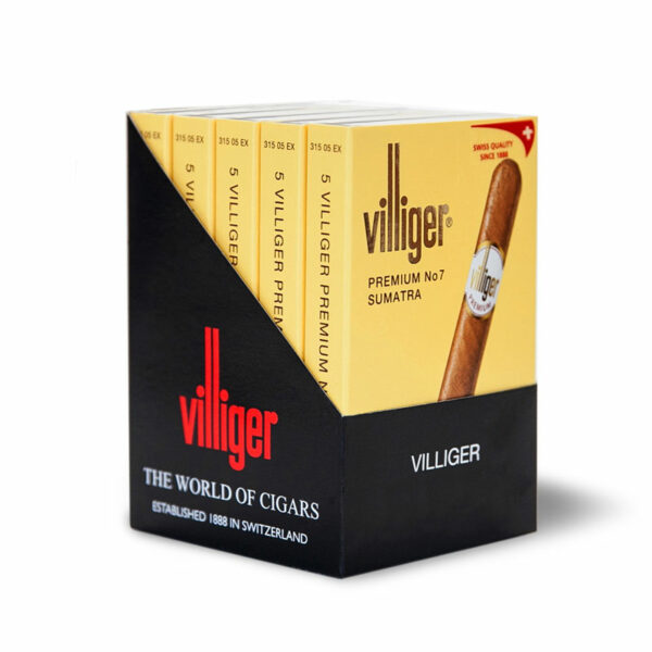מארז סיגרים 20 יחידות Villiger Premium 7 Sumatra