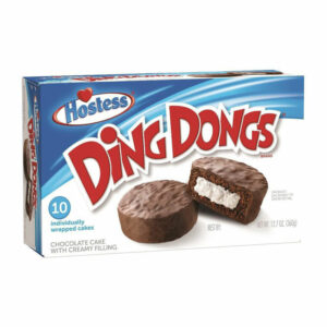 עוגות דינג דונג שוקולד עם מילוי קרם חלב Ding Dongs