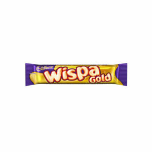 חטיף שוקולד Cadbury Wispa Gold במילוי שכבות קרם קרמל
